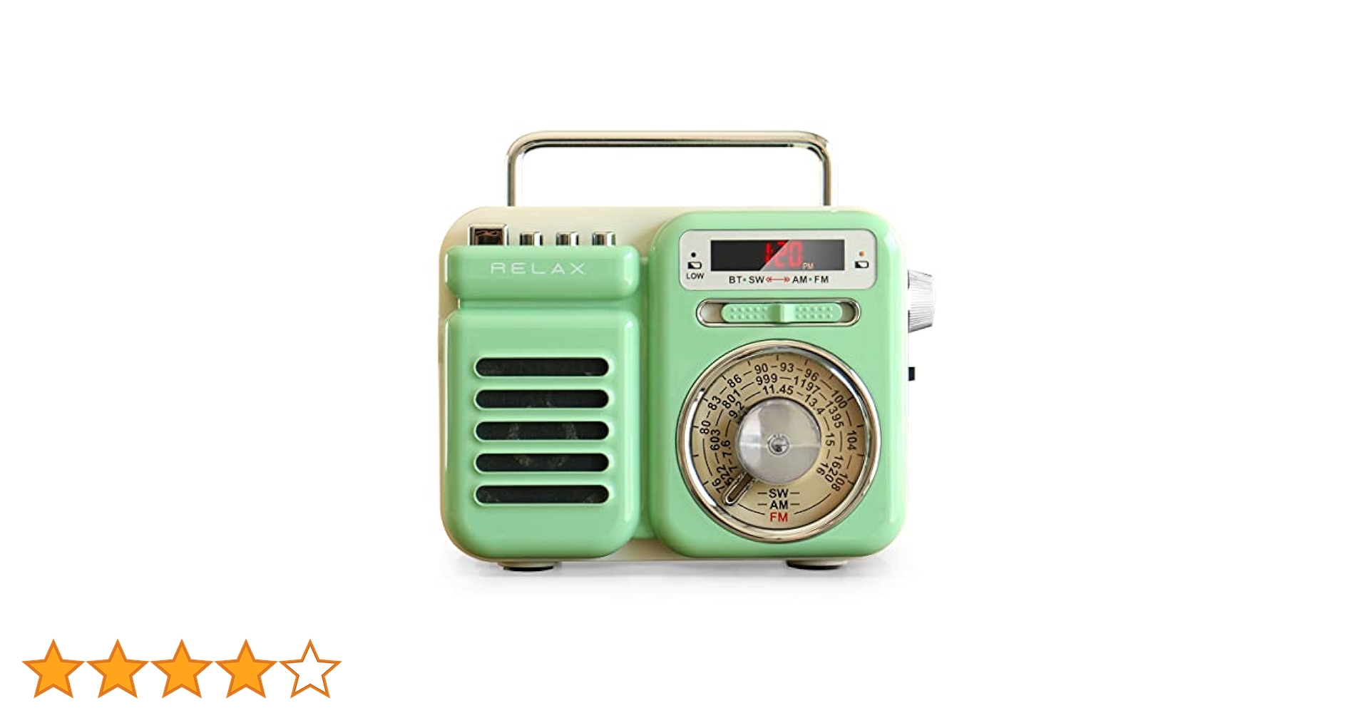 RELAX MULTI RETRO RADIO 緑 Amazon.co.jp: RELAX マルチ レトロラジオ スピーカー 1台7役